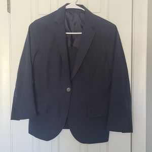 Uniqlo lightweight navy cotton blazer sz. M